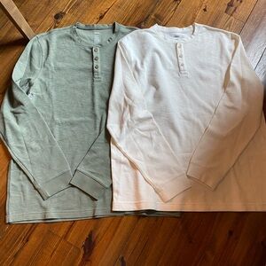 Lot Of 2 Men’s Sonoma Good For Life Texture Henley Shirts New Size 2XLT